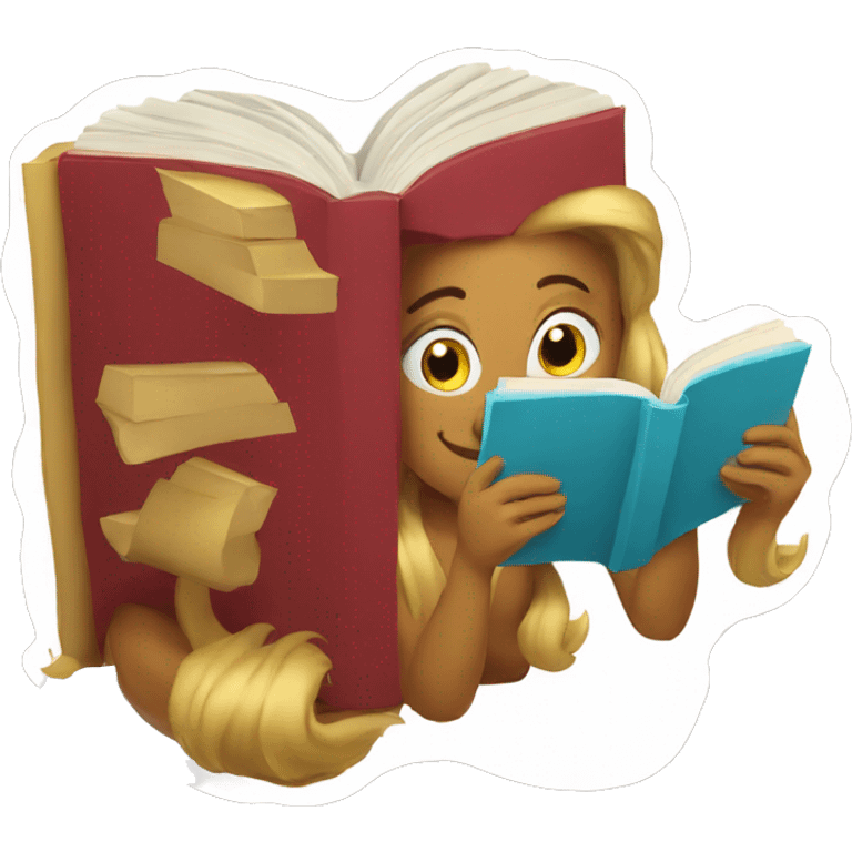 reading a book emoji