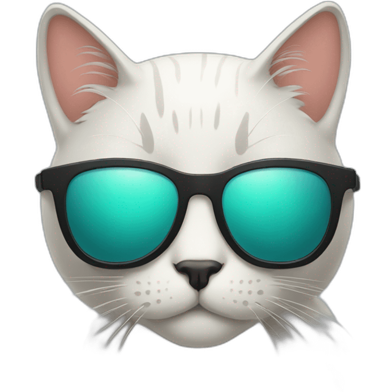 cat wearing sunglasses emoji