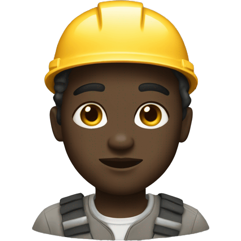 Power lineman dark Skin emoji