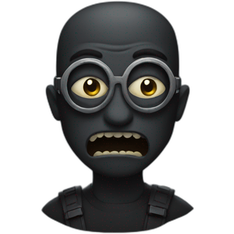 A dark minion emoji