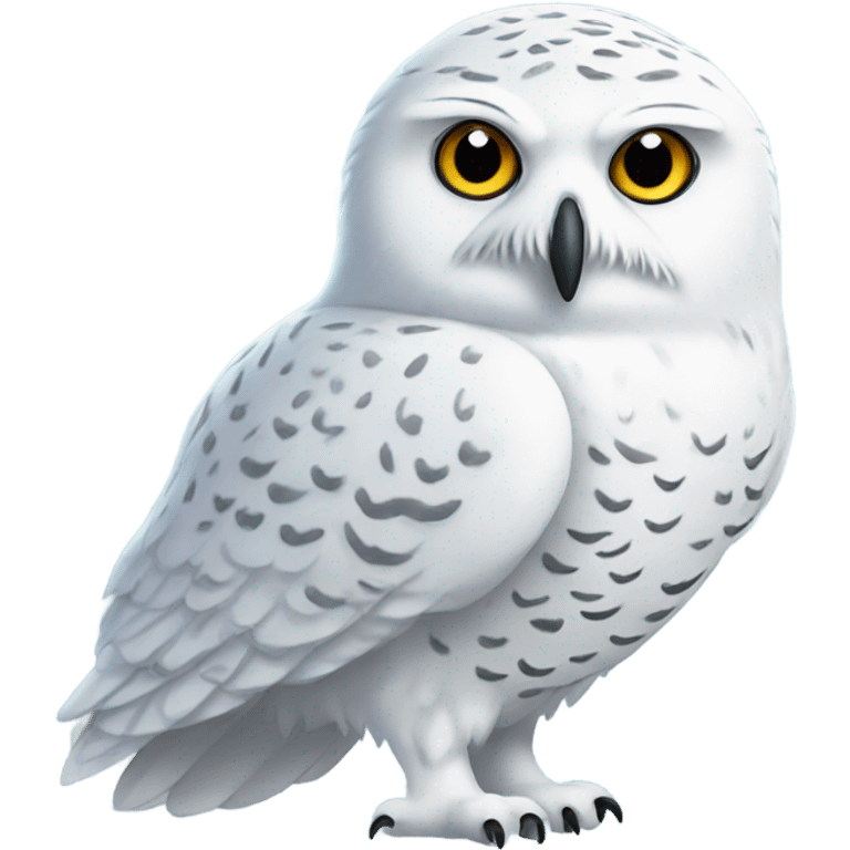 Snowy owl emoji