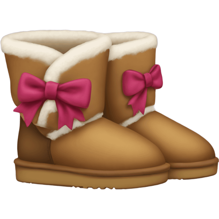 Uggs with bow  emoji