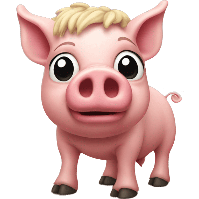 pigsin the desert  emoji