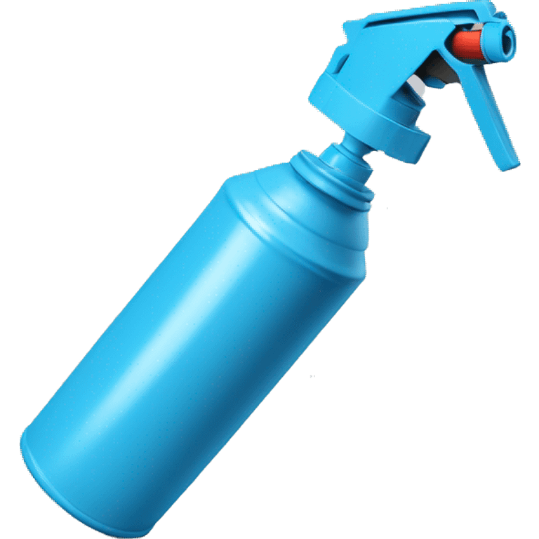 spray can, color blue, regular small spray nozzle emoji