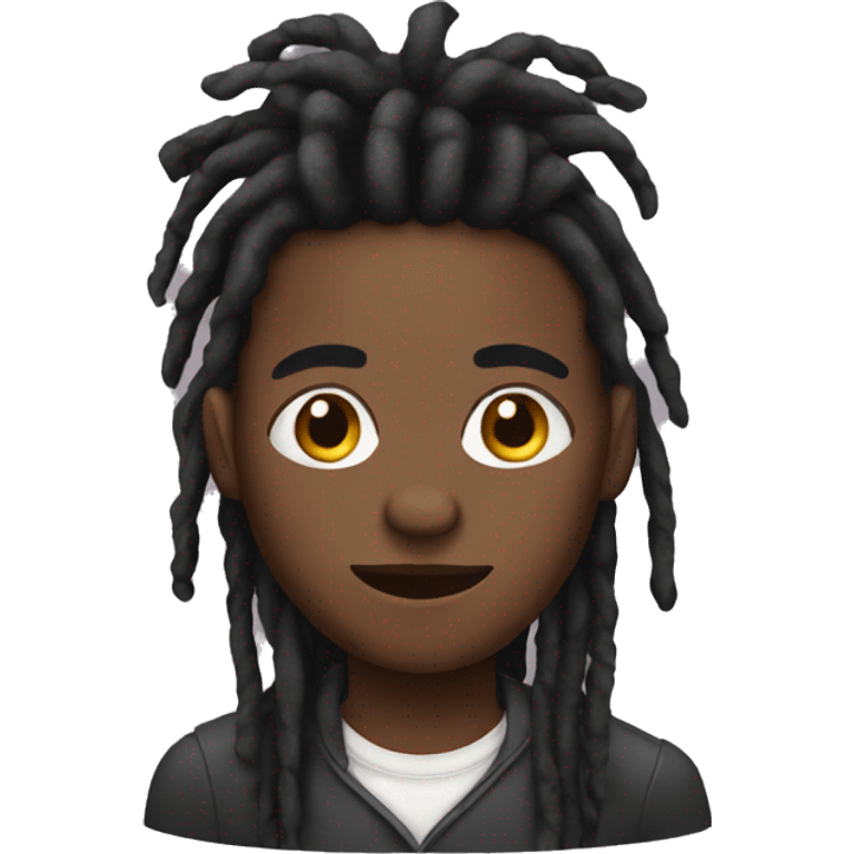 black person with dreads emoji