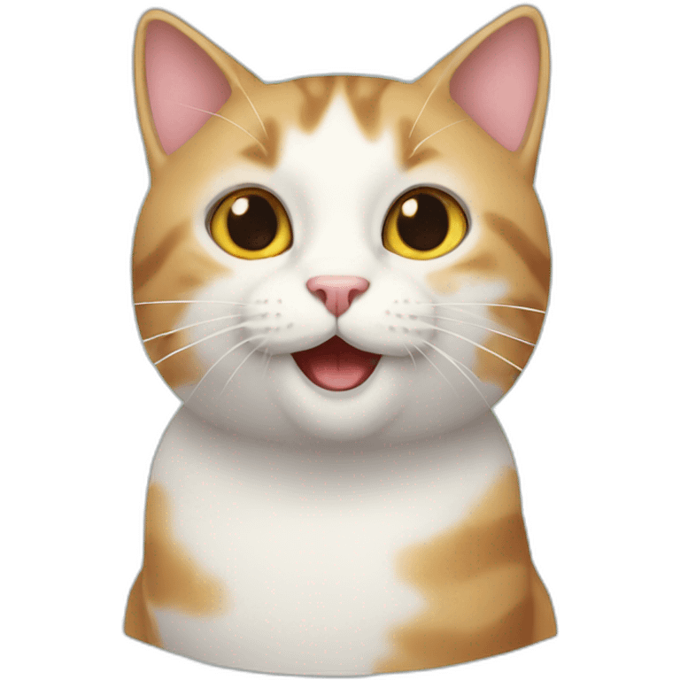 Cat pleasing  emoji