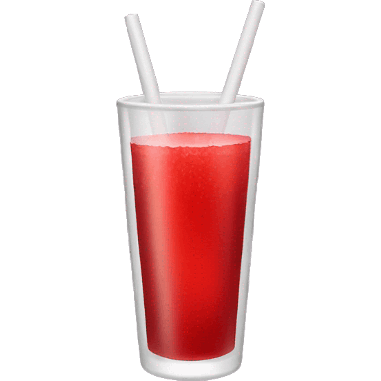 red drink emoji