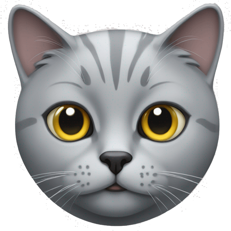 British silver cat emoji