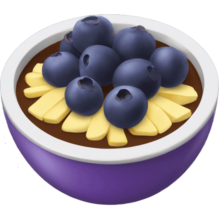 Acai bowl emoji