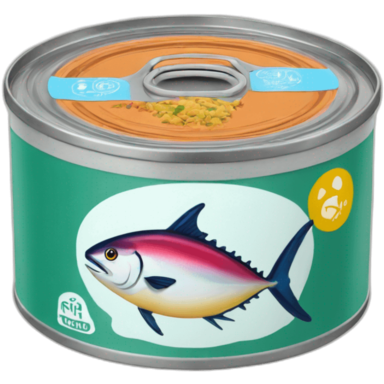 colourful tin of tuna fish emoji