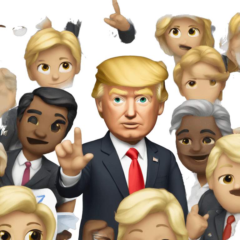 Donald Trump, President of America emoji