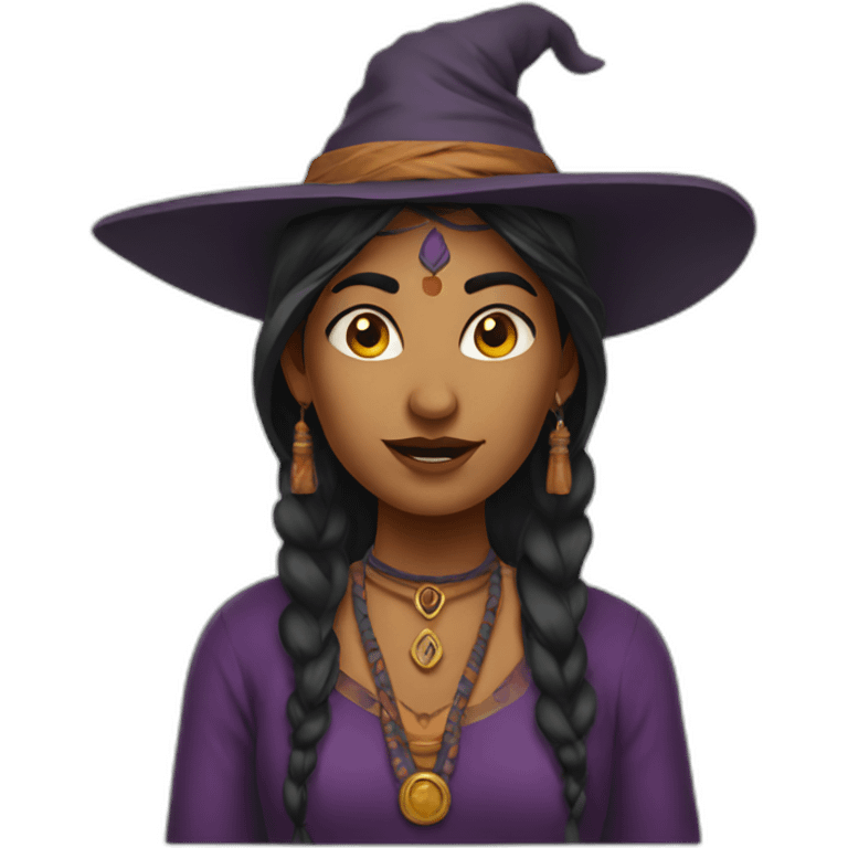 indian witch emoji