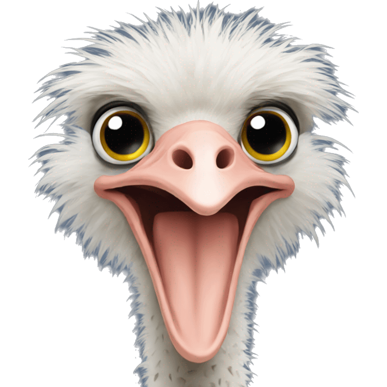 Ostrich emoji