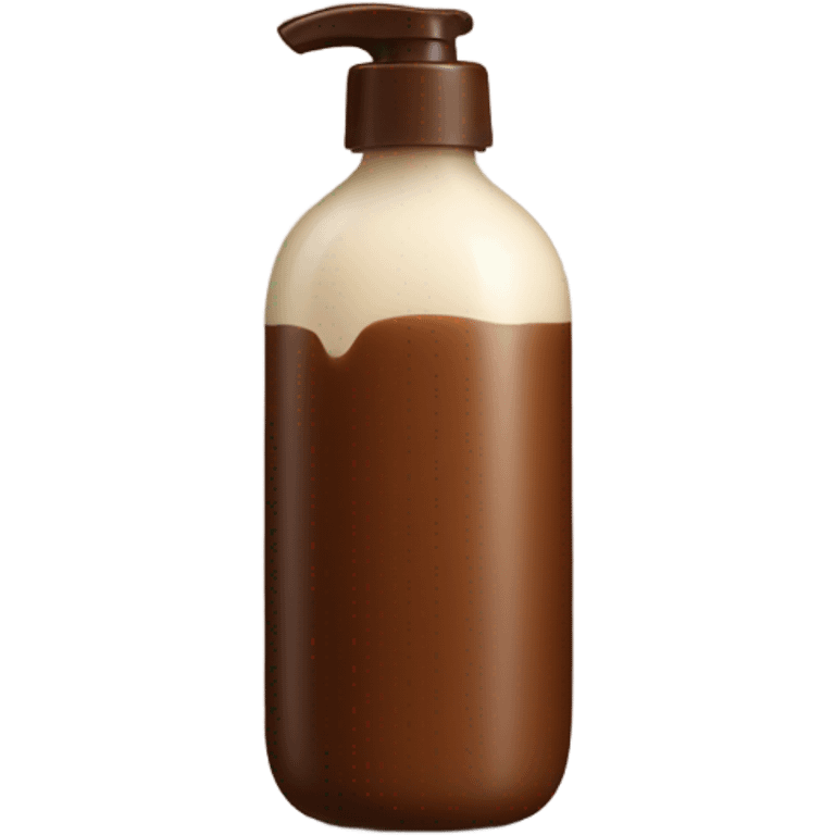 shea butter lotion with brown bottle  emoji