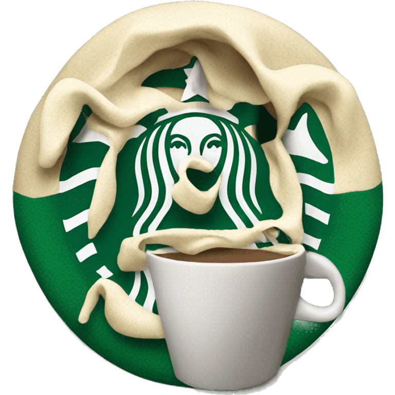 Starbucks logo emoji