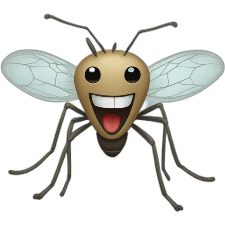 mosquito laughing emoji