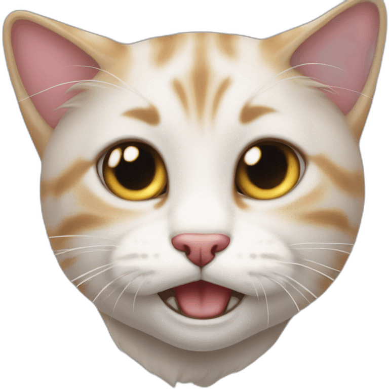 Realistic Cat criying big tears,!real emoji