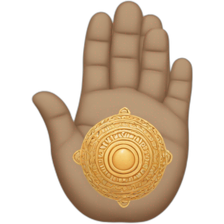 Jainism ahimsa hand emoji