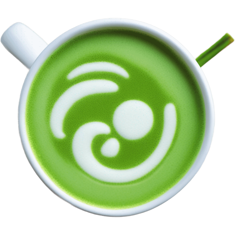 Matcha latte  emoji