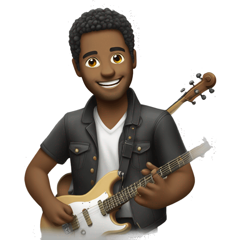 Happy musician emoji