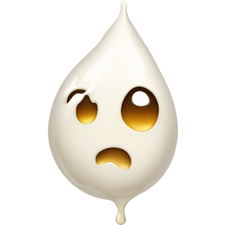 drop of milk. only drop white emoji