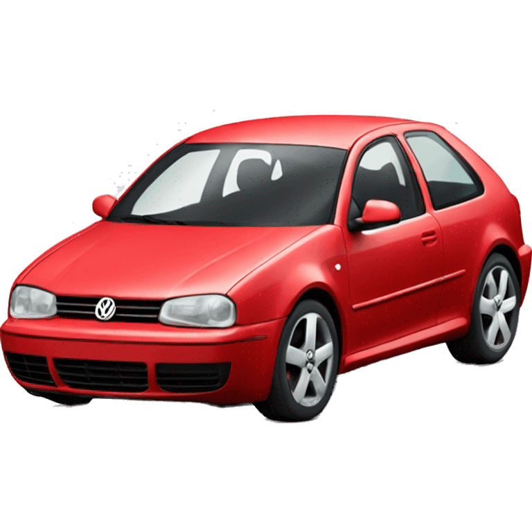 red volkswagen mk4 emoji