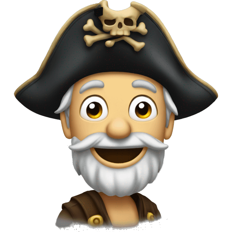 goofy pirate emoji