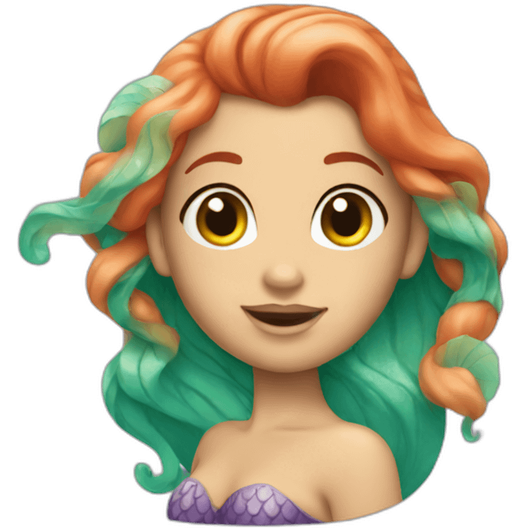 little mermaid emoji