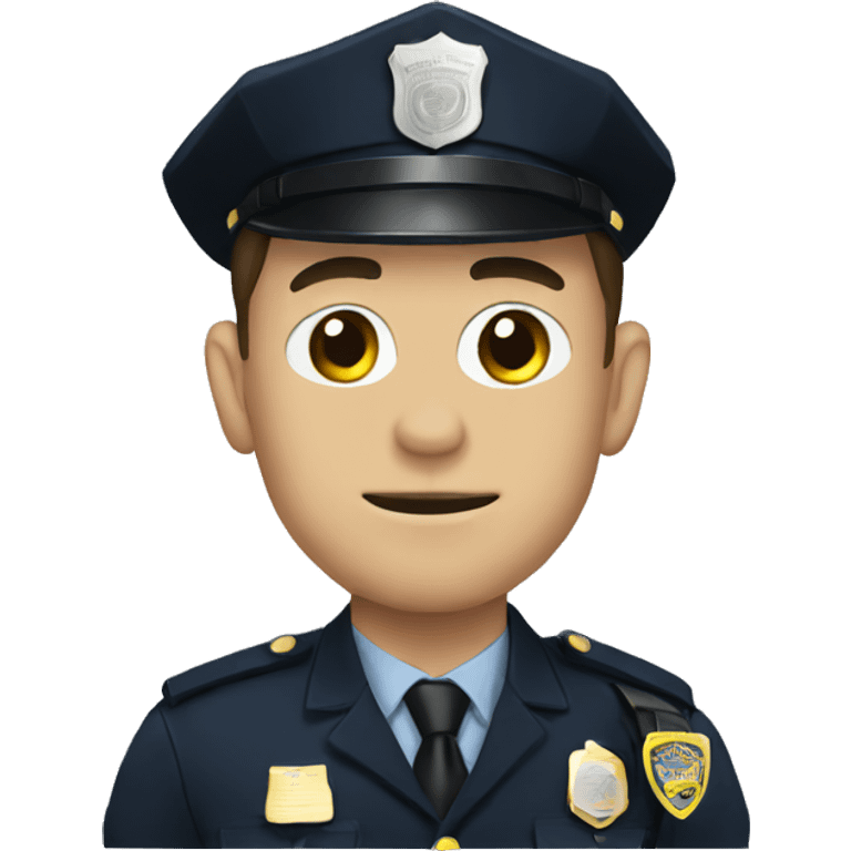 Cops with mask emoji