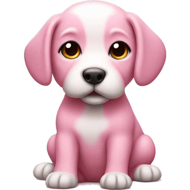 Pink puppy  emoji