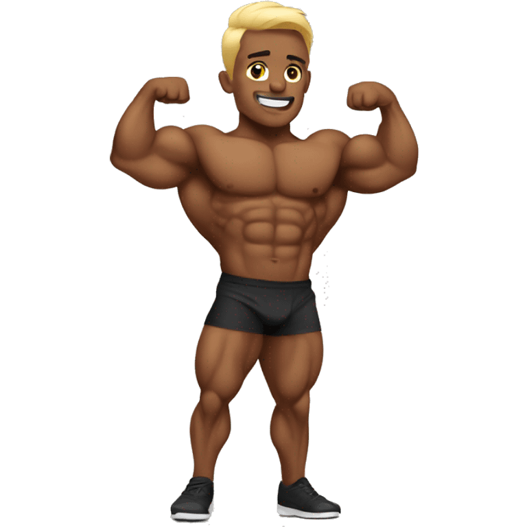 bodybuilder b emoji