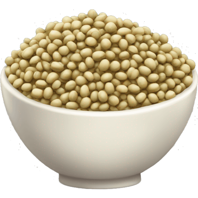 a bowl of hemp seeds emoji