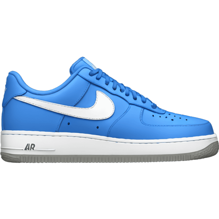 Air force 1 blue emoji