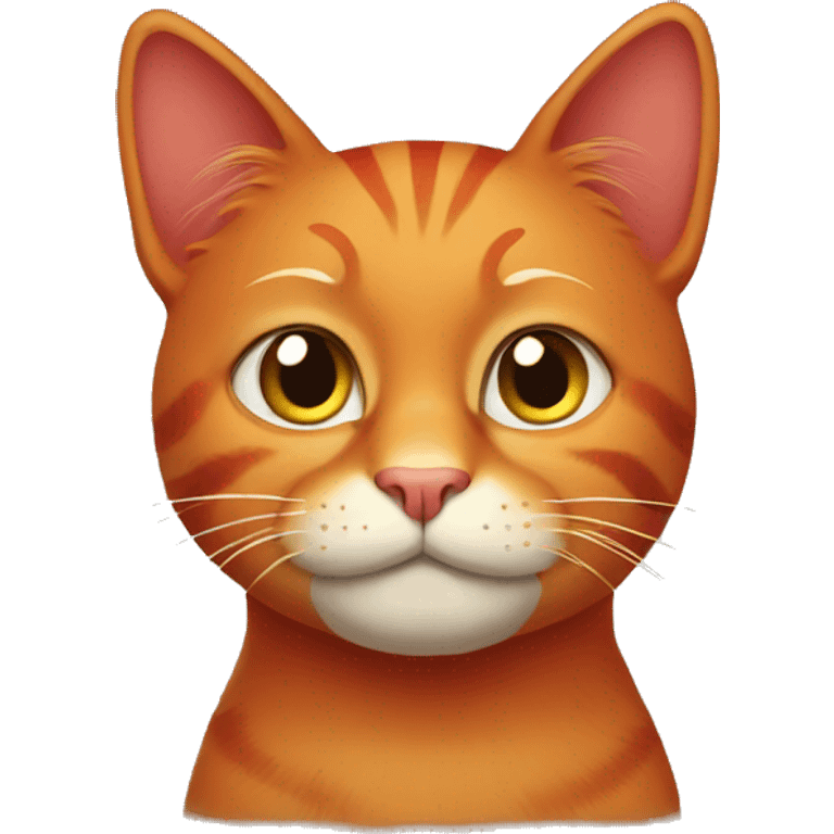 Red cat  emoji