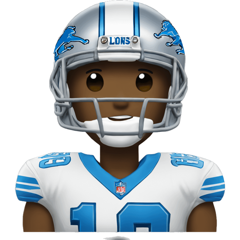 Detroit Lions helmet  emoji