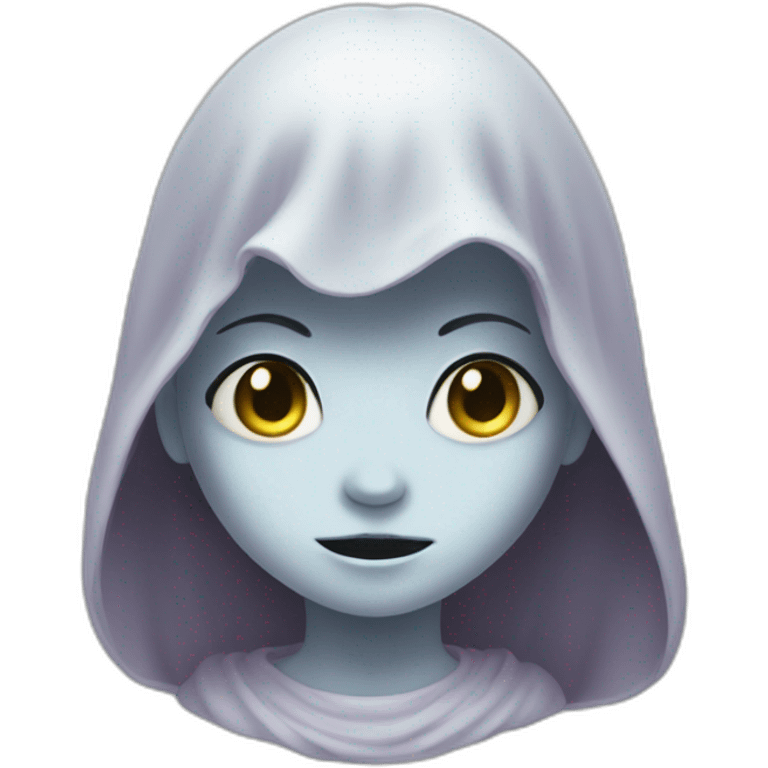 Ghost girl démon emoji