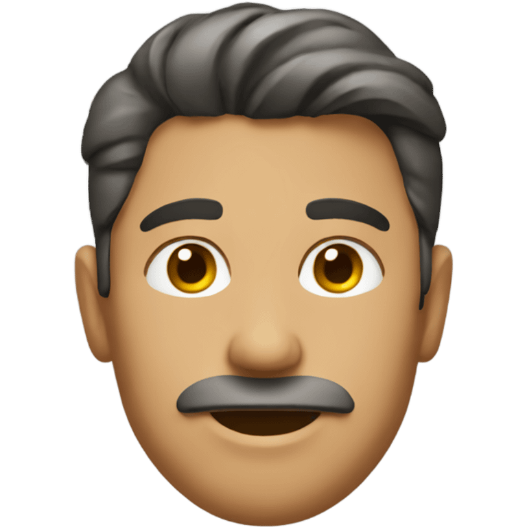 Hot and humid male emoji