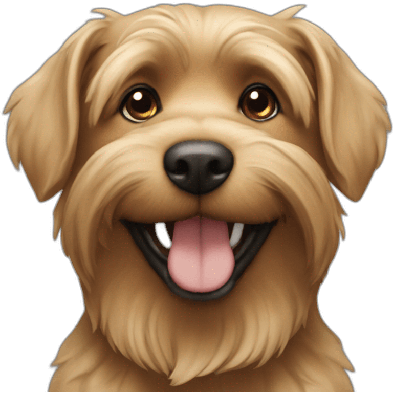 dog-large-yorkshire-older-tan-black-closeup-smile emoji