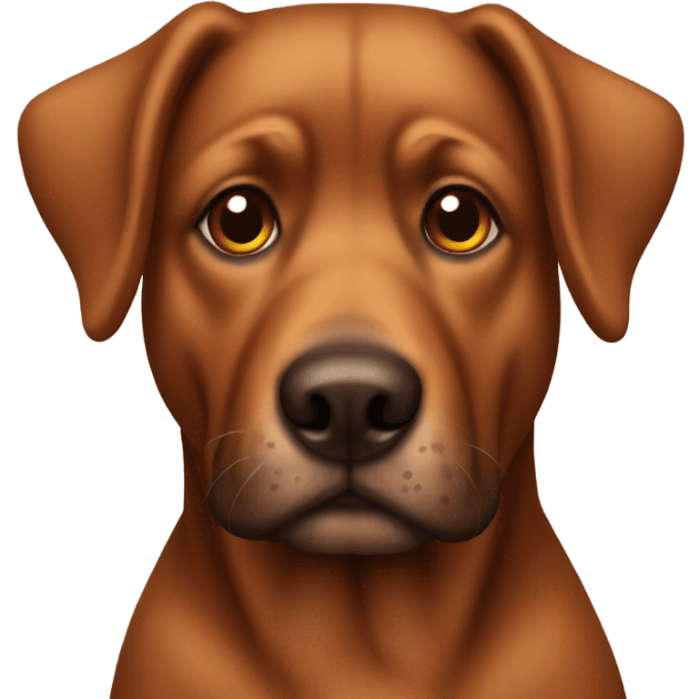 Love brown dog emoji