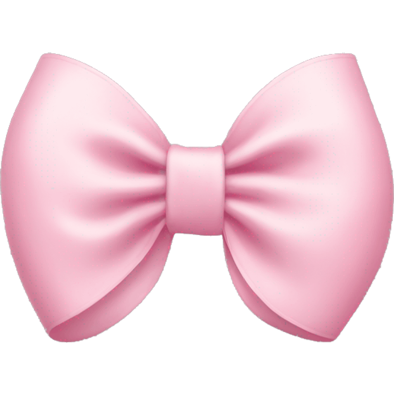 Light pink bow emoji