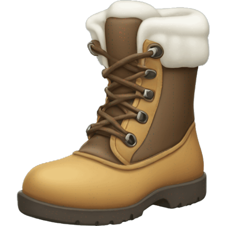 winter christmas boots emoji