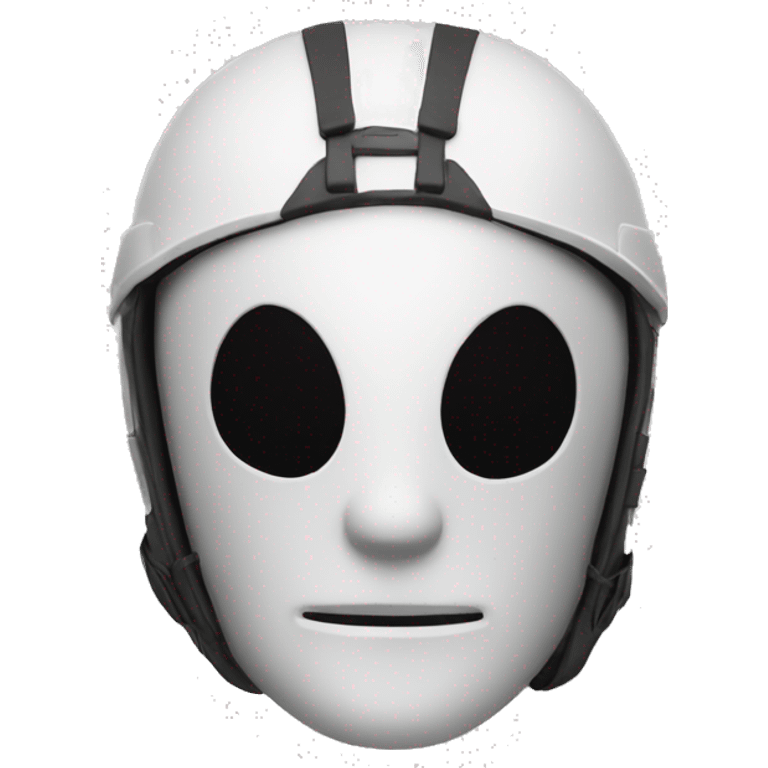 Casco blanco emoji