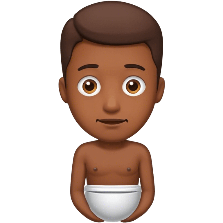 Toilet with man  emoji