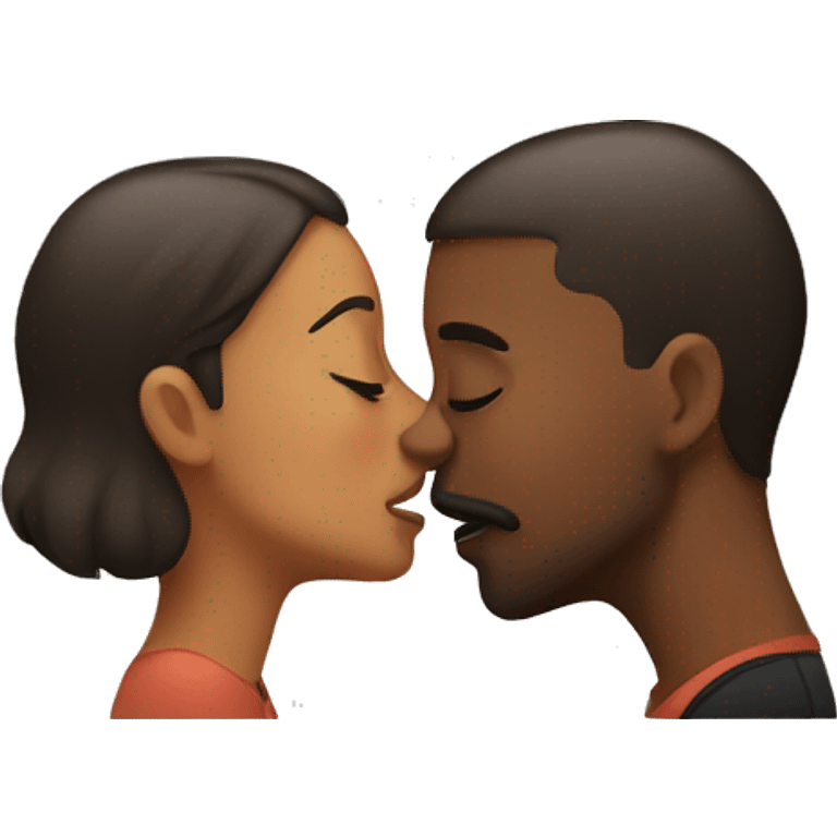 Two persons Kissing emoji