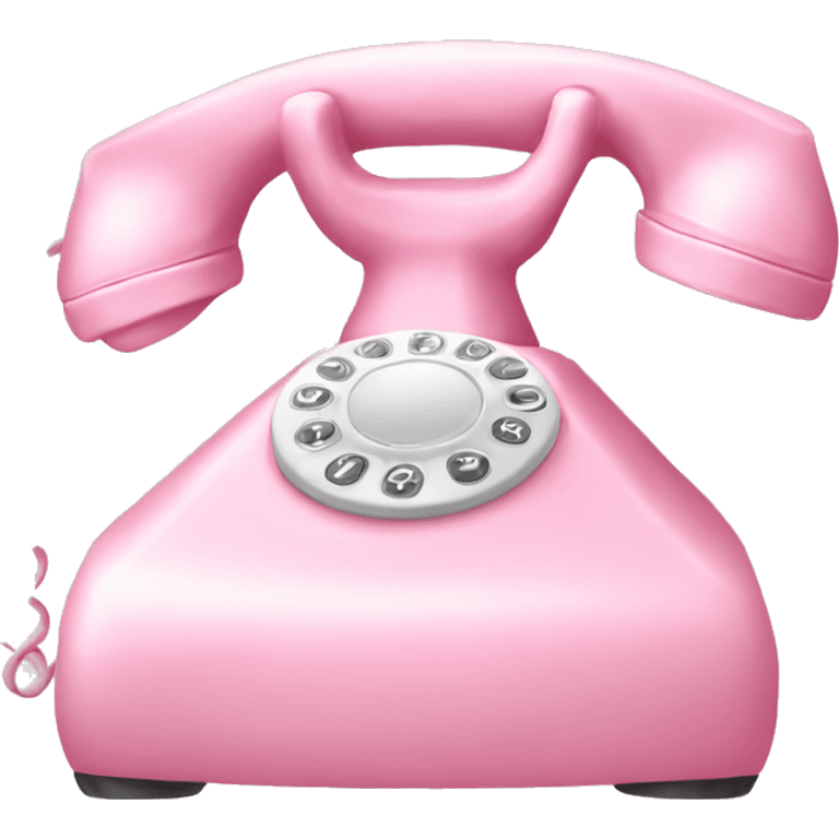 Baby pink telephone  emoji