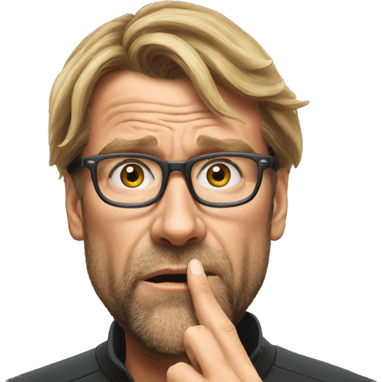 Klopp biting nails emoji