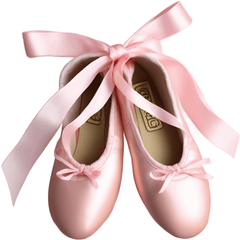 pastel pink ballet shoes emoji