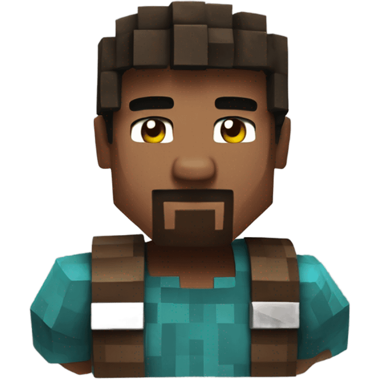 Steve from Minecraft emoji