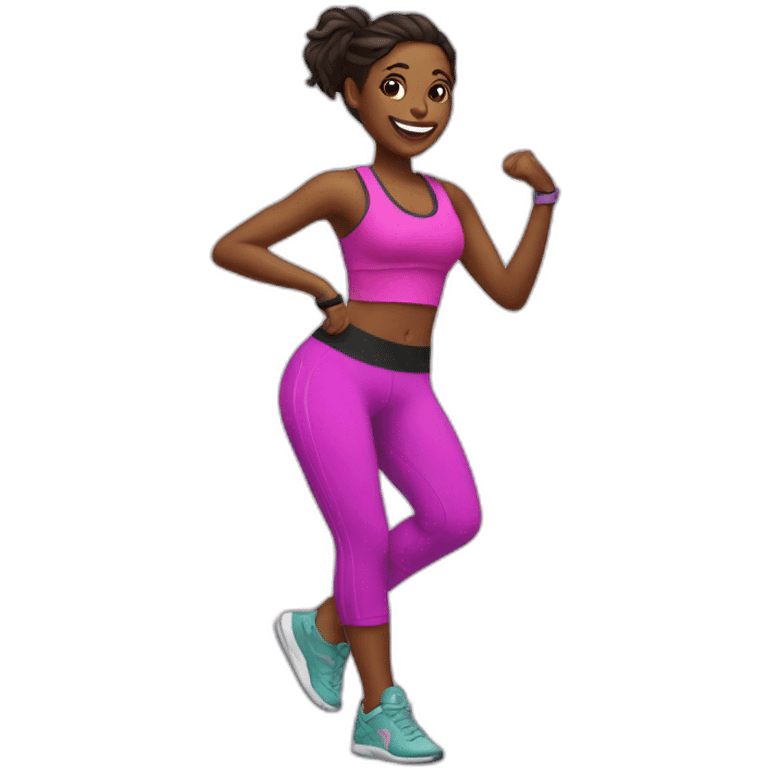 Zumba instructor emoji