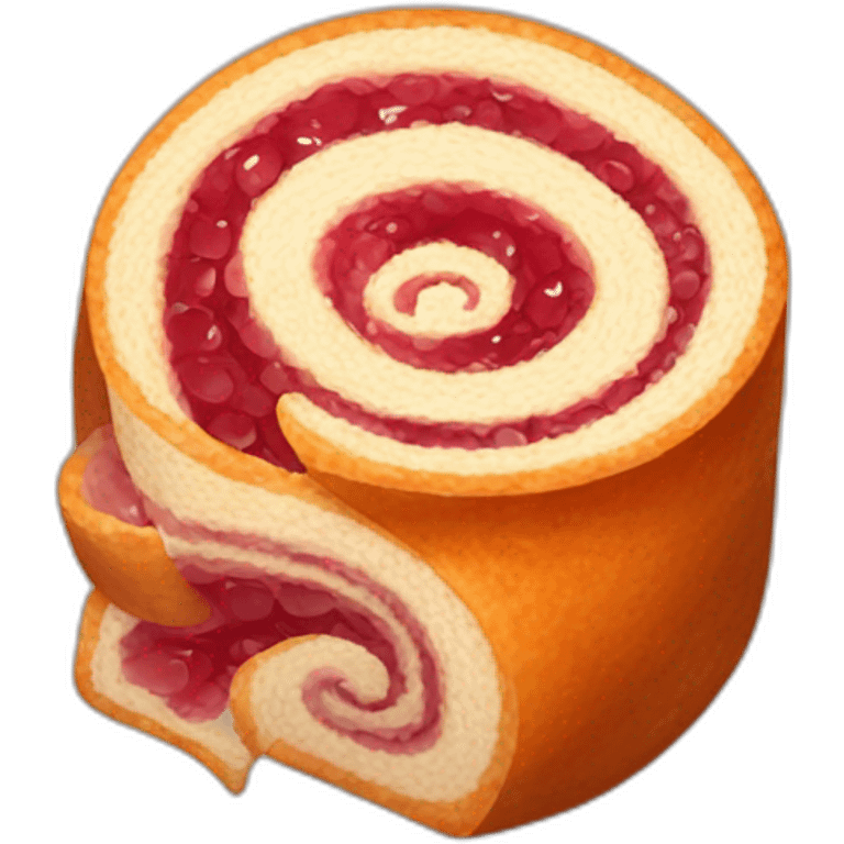 Jelly roll emoji